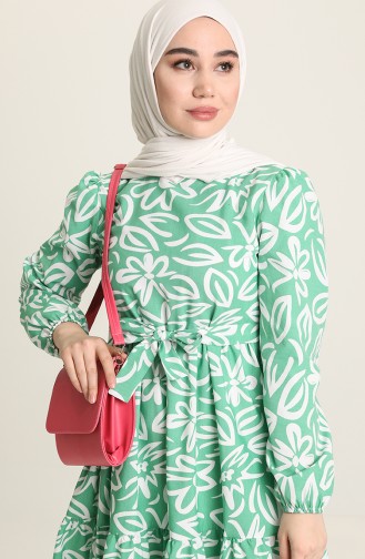 Green İslamitische Jurk 5400A-04