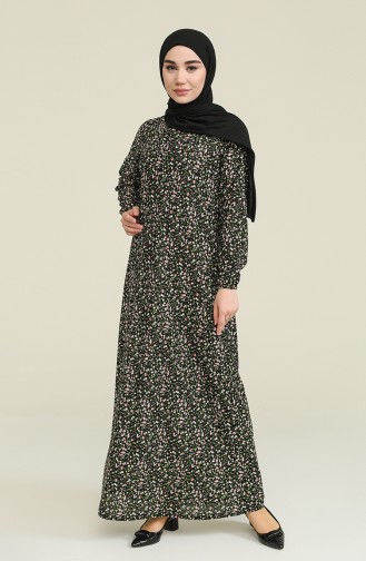 Black Hijab Dress 1774-01