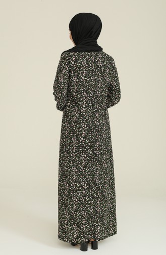 Robe a Motifs 1774-01 Noir 1774-01