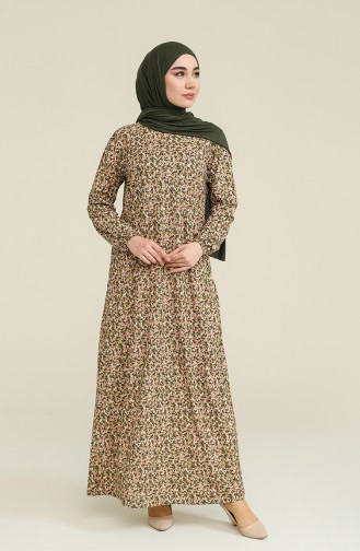 Mink Hijab Dress 1774-03