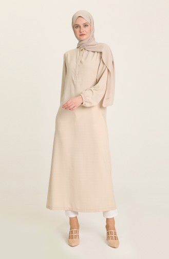 Beige Abayas 6912-03