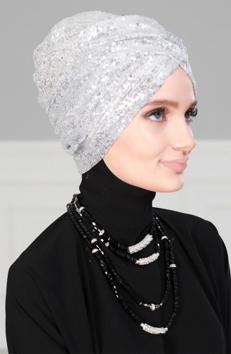 Silbergrau Bonnet 60819