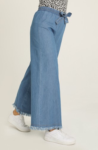 Pantalon Bleu marine clair 0005-03