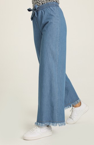 Pantalon Bleu marine clair 0005-03