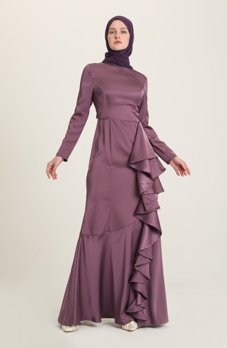 Violet Hijab Evening Dress 0026-01