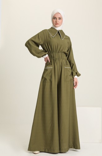 Khaki Jumpsuits 228421-03