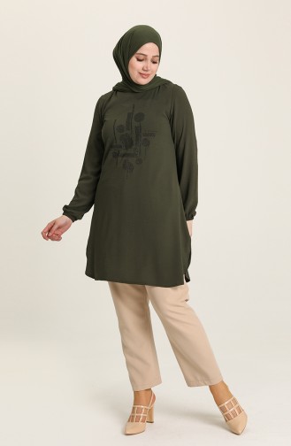 Dark Khaki Tuniek 2028-04