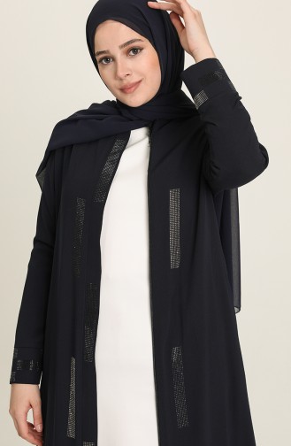 Dunkelblau Abayas 5044-02