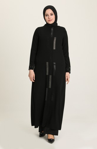 Schwarz Abayas 5044-03