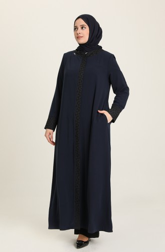 Abayas Bleu Marine 1001-02