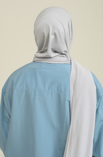 Silbergrau Schal 1197-09