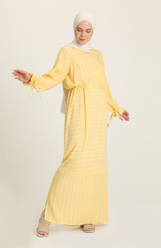 فستان أصفر 4500-06