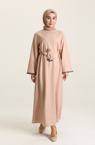 Robe Hijab Beige 3296-04