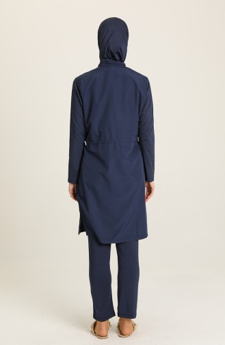 Navy Blue Swimsuit Hijab 22400-02