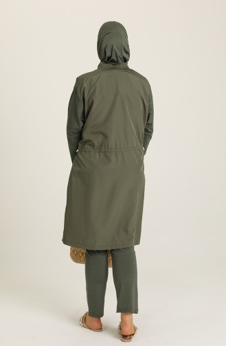 Khaki Hijab Badeanzug 22400-03