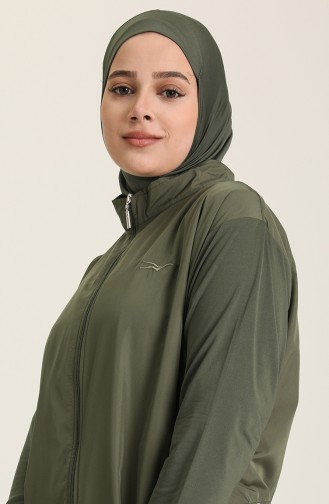 Khaki Hijab Badeanzug 22400-03