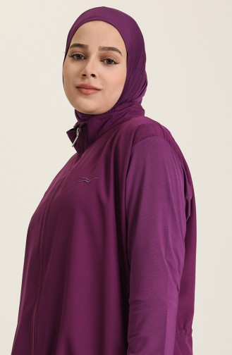 Maillot de Bain Hijab Couleur Aubergine 22400-04