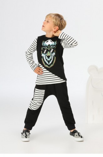 Vêtements Enfant Noir 21A1-010.Mix