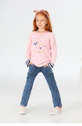 Little Sweet Sweatshirt Jeans Takım Mix