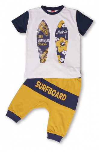 Mustard Children’s Clothing 22SUM-009.HARDAL-BEYAZ