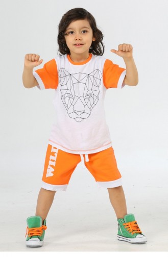 Orange Children’s Clothing 22SUM-015.SİYAH-TURUNCU