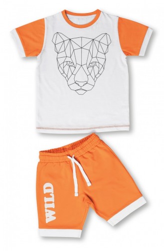 Orange Children’s Clothing 22SUM-015.SİYAH-TURUNCU