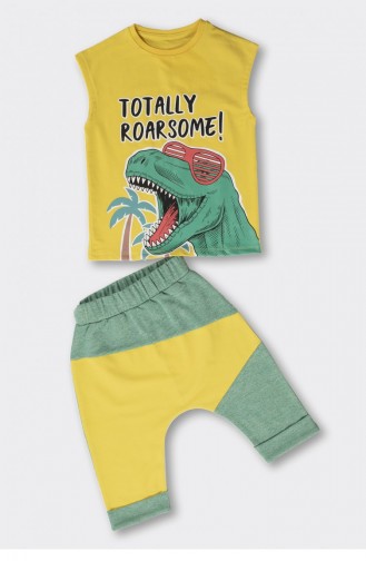 Yellow Children’s Clothing 22SUM-017.YEŞİL-SARI