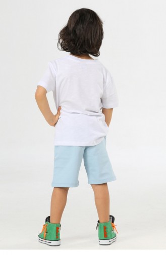 Vêtements Enfant Blanc 22SUM-025.RENKLİ