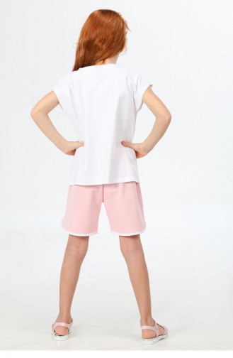 Vêtements Enfant Blanc 22SUM-055.RENKLİ