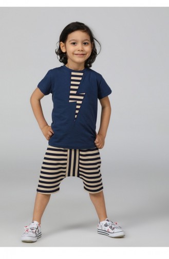 Vêtements Enfant Bleu Marine 22SUM-059.Lacivert