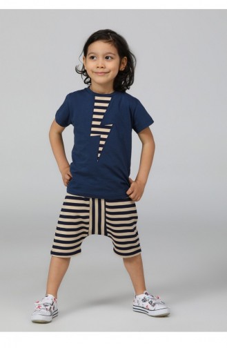 Vêtements Enfant Bleu Marine 22SUM-059.Lacivert