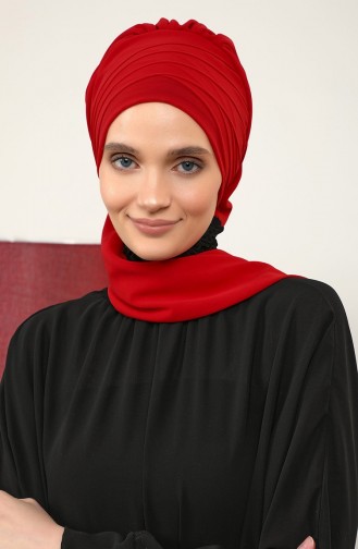 Red Ready to Wear Turban 58614