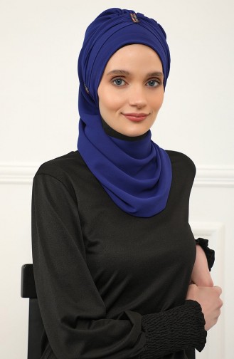 Saks-Blau Praktischer Turban 58638