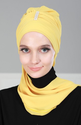 Yellow Ready to Wear Turban 58643