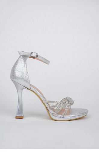  High-Heel Shoes 3437.Gümüş