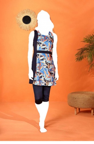 Navy Blue Swimsuit Hijab 2439