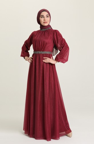 Habillé Hijab Plum Foncé 5501-22