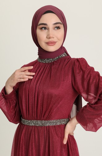 Habillé Hijab Plum Foncé 5501-22