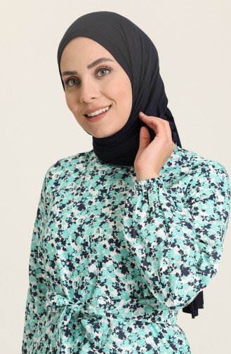 Minzengrün Hijab Kleider 0125-01