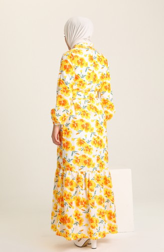 فستان أصفر 0125A-02