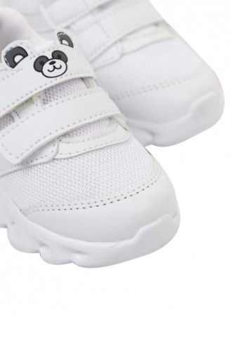 Cool Caty Işıklı Erkek Çocuk Bebe Günlük Spor Ayakkabı Beyaz