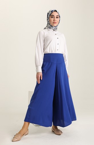 Petrol Blue Culottes 0500-01