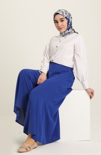 Petrol Blue Culottes 0500-01