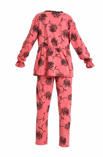 Ziegelrot Pyjama 3021.Kiremit