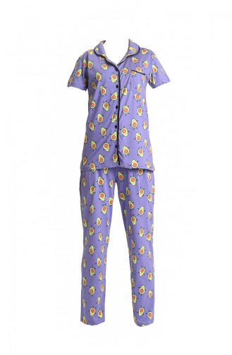 Lilac Pyjama 2637.Lila