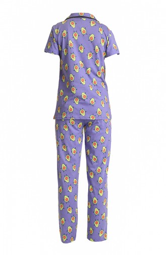 Lila Pyjama 2637.Lila