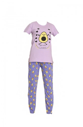 Lilac Pyjama 2708.Lila