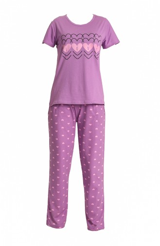 Lilac Pyjama 2826.Lila