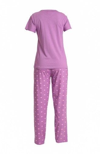 Lila Pyjama 2826.Lila