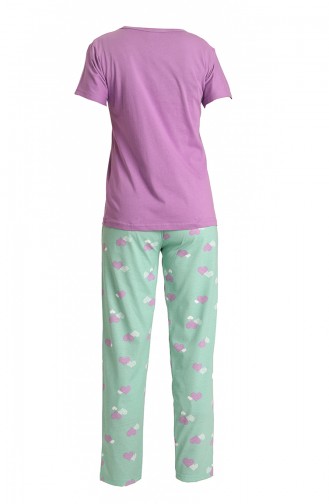Pyjama Lila 2831.Lila